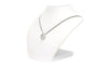 Collier Collier contemporain en or blanc 18 carats serti de diamants taille brillant 0,62 ct 58 Facettes 22336