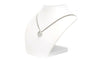 Collier Collier contemporain en or blanc 18 carats serti de diamants taille brillant 0,62 ct 58 Facettes 22336