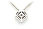 Collier Collier contemporain en or blanc 18 carats serti de diamants taille brillant 0,62 ct 58 Facettes 22336