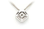 Collier Collier contemporain en or blanc 18 carats serti de diamants taille brillant 0,62 ct 58 Facettes 22336