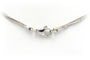 Collier Collier contemporain en or blanc 18 carats serti de diamants taille brillant 0,62 ct 58 Facettes 22336