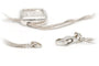 Collier Collier contemporain en or blanc 18 carats serti de diamants taille brillant 0,62 ct 58 Facettes 22336