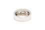 Bague 53 Bague années 50 en or blanc 18 carats et diamants taille brillant 0,64 ct 58 Facettes 19335
