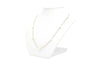Collier Collier Art déco en or blanc 18 carats serti de perles 58 Facettes 22172