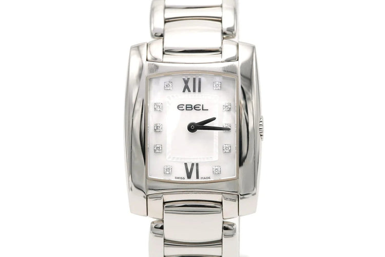 Montre Ebel Brasilia 9976M22 - Montre en acier nacre et diamants 58 Facettes M0065