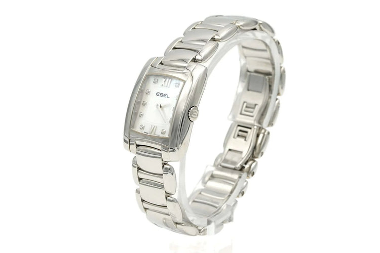 Montre Ebel Brasilia 9976M22 - Montre en acier nacre et diamants 58 Facettes M0065
