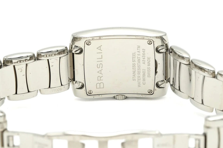 Montre Ebel Brasilia 9976M22 - Montre en acier nacre et diamants 58 Facettes M0065