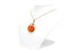 Collier Collier contemporain en or jaune 14 carats et ambre 58 Facettes 22401