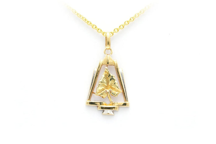 Pendentif Art Déco - Pendentif en or jaune 18 carats 58 Facettes B555