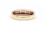 Bague 47 Alliance demi-américaine - Bague en or jaune, blanc et rose 18 carats et diamants 58 Facettes 19455