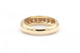 Bague 49 Alliance demi-américaine - Bague en or jaune 18 carats et diamants 58 Facettes 19451
