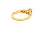 Bague 50 Bague contemporaine en or jaune 18 carats et diamants 58 Facettes 18667