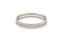 Bague 52 Tiffany & Co Metro - Bague en or blanc 18 carats sertie de diamants 58 Facettes 22549