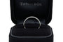 Bague 52 Tiffany & Co Metro - Bague en or blanc 18 carats sertie de diamants 58 Facettes 22549