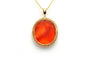 Pendentif Pendentif Napoléon III en or jaune 18 carats serti d’agate 58 Facettes 22680