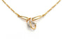 Collier Collier contemporain en or jaune et diamants 58 Facettes 22909