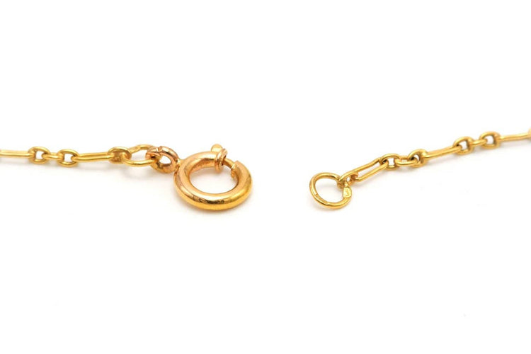 Collier Collier contemporain en or jaune et diamants 58 Facettes 22909