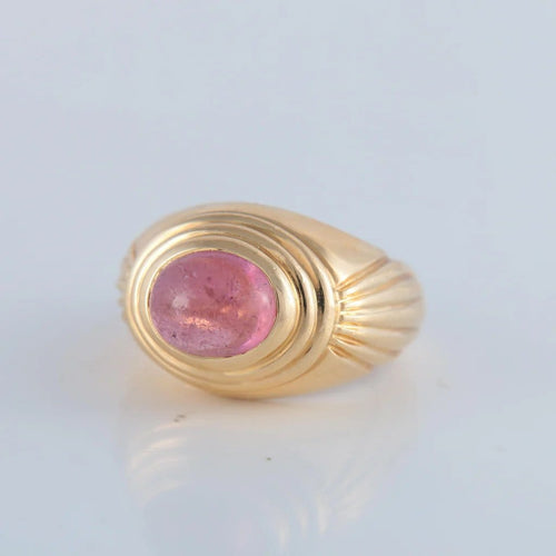 Bague 52 Boucheron Jaïpur - Bague en or jaune et tourmaline rose 58 Facettes