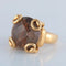 Bague 53 Gucci - Bague en or jaune 750 ornée d’un quartz fumé 58 Facettes