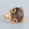 Bague 53 Gucci - Bague en or jaune 750 ornée d’un quartz fumé 58 Facettes