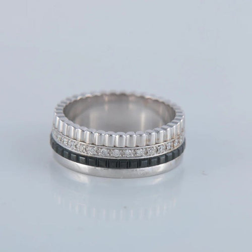 Bague 55 Boucheron Quatre - Bague classique sertie de diamants 58 Facettes