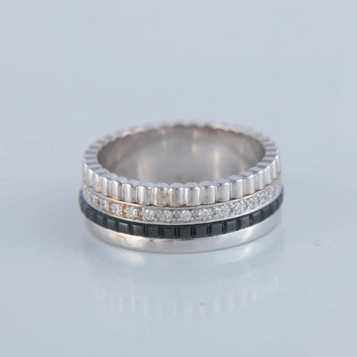Bague 55 Boucheron Quatre - Bague classique sertie de diamants 58 Facettes