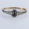 Bracelet Bracelet en or et argent au grenat cabochon et diamants 58 Facettes