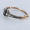 Bracelet Bracelet en or et argent au grenat cabochon et diamants 58 Facettes