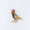 Broche Champagnat - Broche coq en or jaune 18 ct, corail et lapis-lazuli 58 Facettes