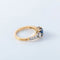 Bague 57 Bague en or avec saphir et diamants 58 Facettes