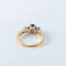 Bague 57 Bague en or avec saphir et diamants 58 Facettes