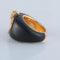 Bague 51 Poiray - Bague en or jaune 18 ct et bois 58 Facettes