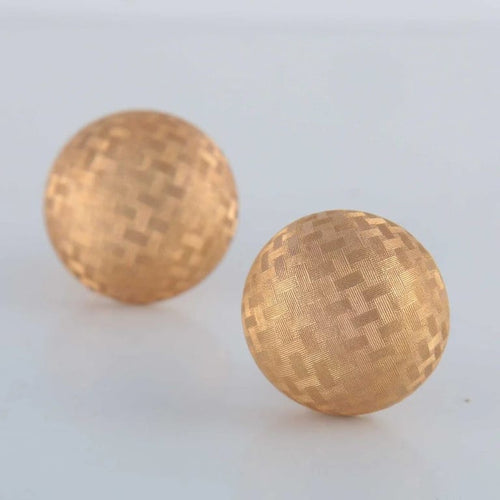 Boucles d'oreilles Boucles d’oreilles en or jaune 18 ct 58 Facettes