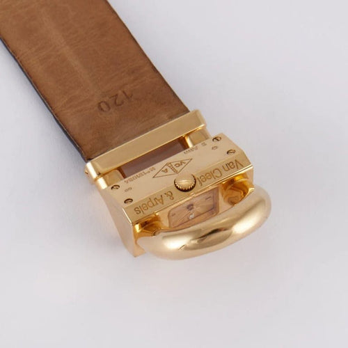 Montre Van Cleef & Arpels - Montre cadenas en or jaune 18K et diamants 58 Facettes
