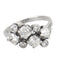 Bague 51 Bague en or gris 18K sertie de diamants taille ancienne 58 Facettes 3529
