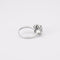 Bague 51 Bague en or gris 18K sertie de diamants taille ancienne 58 Facettes 3529