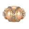 Bague 53.5 Bague « Casque » en or jaune 18K et diamants 58 Facettes