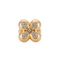Bague 52 Bague motif trèfle en or jaune 18K et diamants 58 Facettes
