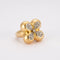 Bague 52 Bague motif trèfle en or jaune 18K et diamants 58 Facettes