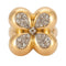 Bague 52 Bague motif trèfle en or jaune 18K et diamants 58 Facettes
