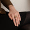 Bague 51 Bague dôme en or jaune 18K avec diamants 58 Facettes