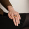Bague 53.5 Bague champignon en or jaune 18K avec diamant et rubis 58 Facettes