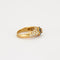 Bague 52.5 Bague fleur en or jaune 18K avec saphirs et diamants 58 Facettes