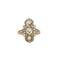 Bague 52 Bague Art nouveau en or jaune et or blanc 18K, perles et diamants 58 Facettes