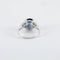 Bague 49 Bague en or blanc 18K saphir 2,64 ct et diamants 58 Facettes