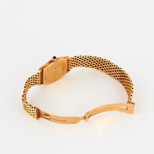 Montre Cartier Tortue - Montre vintage en or jaune 58 Facettes