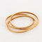 Bracelet Cartier Trinity - Bracelet en or jaune serti de diamants 58 Facettes