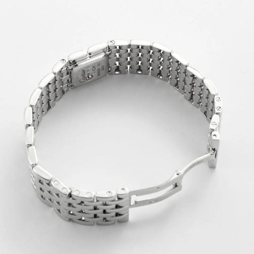 Montre Cartier Panthère Ruban - Montre en or blanc et diamants 58 Facettes