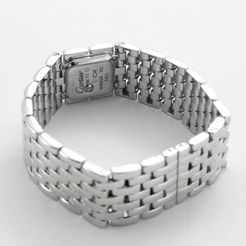 Montre Cartier Panthère Ruban - Montre en or blanc et diamants 58 Facettes