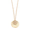 Collier Bulgari Intarsio - Sautoir en or rose 18 carats, nacre et diamants 58 Facettes